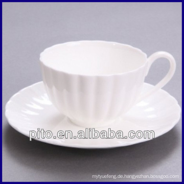 P &amp; T Chaozhou Fabrik Knochen China 200ml Kaffeetasse und Untertasse, Teetasse und Untertasse